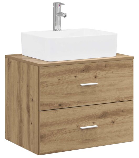 Sada koupelnového nábytku Dub artisan Kompozitní dřevo 3404389