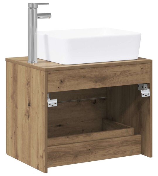 Sada koupelnového nábytku Dub artisan Kompozitní dřevo 3404397