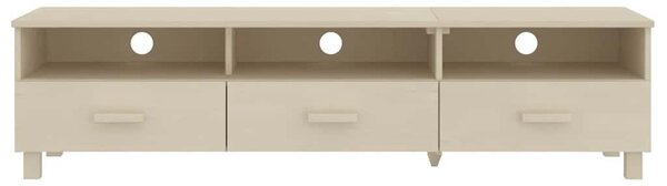 TV stolek HAMAR medově hnědý 158 x 40 x 40 cm masivní borovice 340472