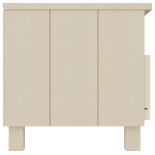 TV stolek HAMAR medově hnědý 106 x 40 x 40 cm masivní borovice 340468