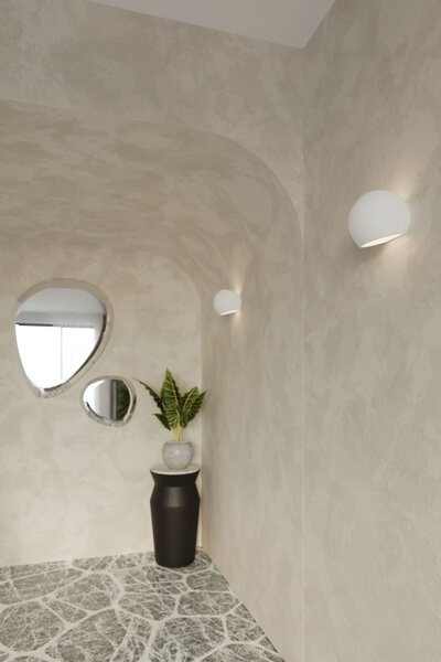 Sollux Lighting Globe nástěnné svítidlo 1x60 W bílá SL.0032