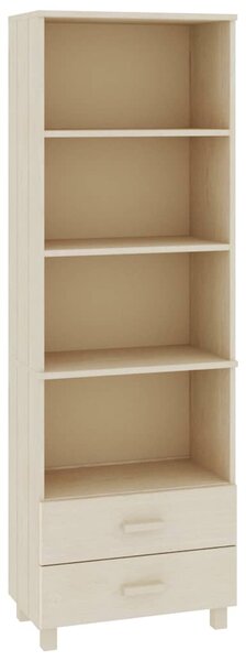 Skříň HAMAR medově hnědá 60 x 35 x 180 cm masivní borovice 340488