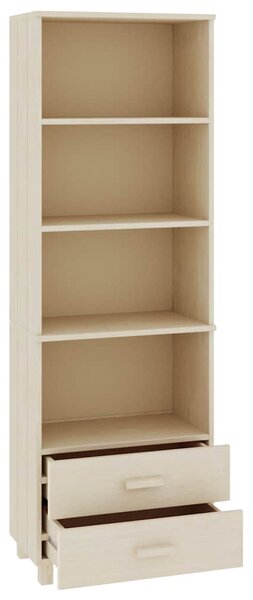 Skříň HAMAR medově hnědá 60 x 35 x 180 cm masivní borovice 340488