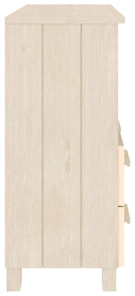Příborník HAMAR medově hnědý 85 x 35 x 80 cm masivní borovice 340496