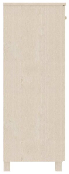 Botník HAMAR medově hnědý 85 x 40 x 108 cm masivní borovice 340516