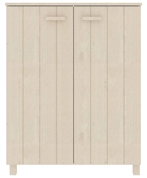 Botník HAMAR medově hnědý 85 x 40 x 108 cm masivní borovice 340516