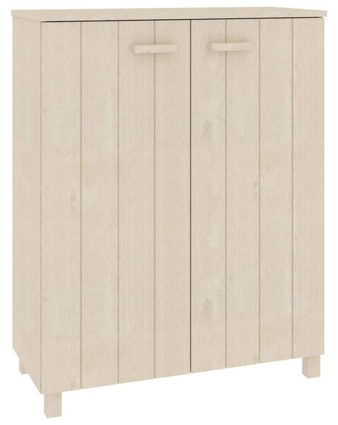 Botník HAMAR medově hnědý 85 x 40 x 108 cm masivní borovice 340516