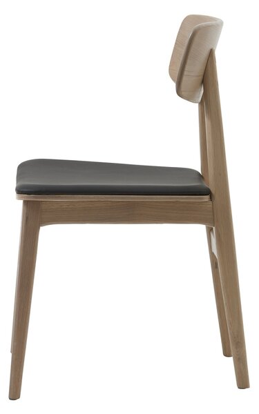 Designová židle Harper přírodní - černá
