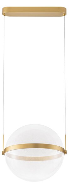 Redo Závěsné LED svítidlo ATLAS 34W, ø 40 cm, CRI90 Barva: Černá, Barva světla: 2700K