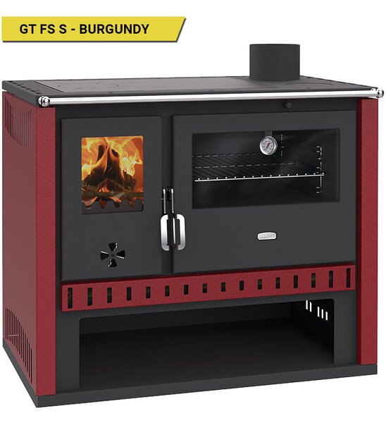Kuchyský sporák PRITY GT FS S burgundské barvy - 15kW, A