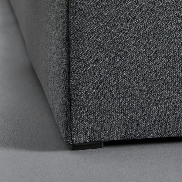 Manželská boxspring postel Lucy, 180x200, šedá