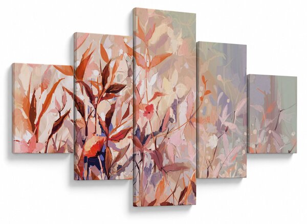 Obraz - Malba pastelový podzim (125x70 cm)