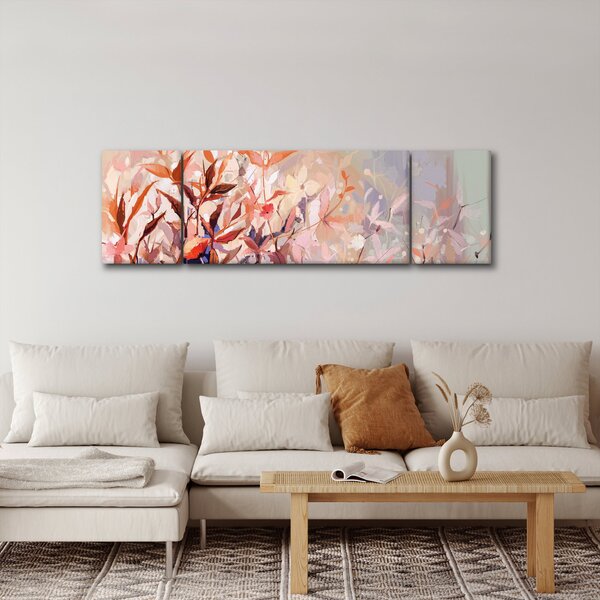 Obraz - Malba pastelový podzim (170x50 cm)