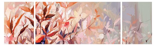 Obraz - Malba pastelový podzim (170x50 cm)