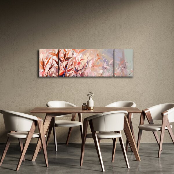 Obraz - Malba pastelový podzim (170x50 cm)