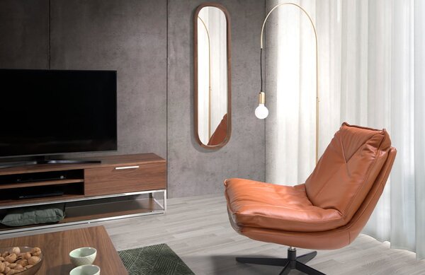 -25 % Dny MOMENTI– Ořechové závěsné zrcadlo Angel Cerdá No. 3234, 150 x 40 cm