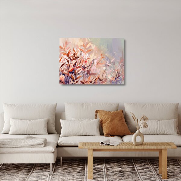Skleněný obraz - Malba pastelový podzim (70x50 cm)