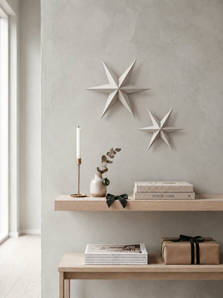 Noordliving Šesticípá hvězda Xmas Warm Grey - 20 cm NL134