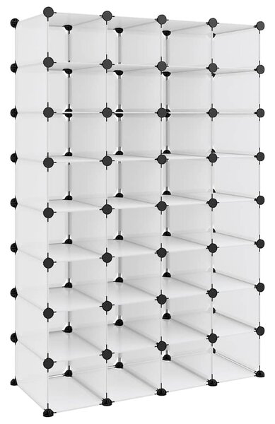 Botník průhledný 93 x 36,5 x 140 cm PP 340559