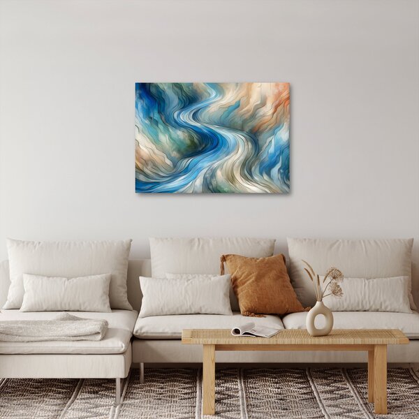 Obraz - Abstraktní proud (70x50 cm)