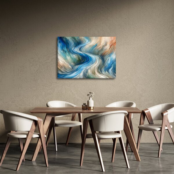 Obraz - Abstraktní proud (70x50 cm)
