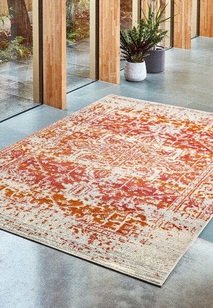 Oranžový koberec Dinamo Oriental Orange Rozměry: 120x170 cm