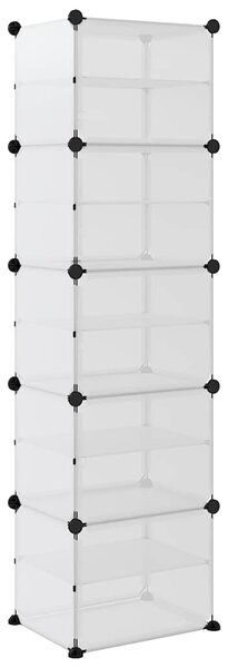 Botník průhledný 44 x 31,5 x 153,5 cm PP 340562
