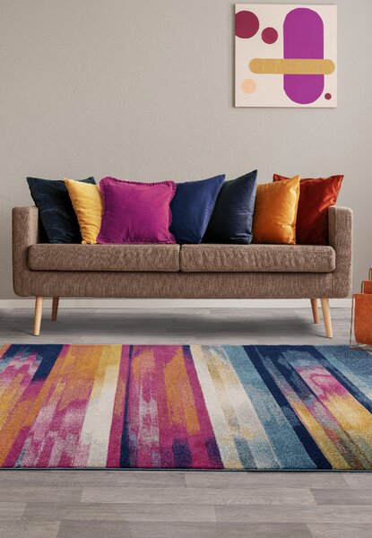 Barevný koberec Dinamo Stripe Multi Rozměry: 120x170 cm