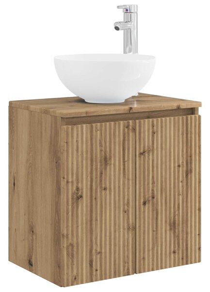 Sada koupelnových skříněk 5 ks Dub artisan Kompozitní dřevo 3406358