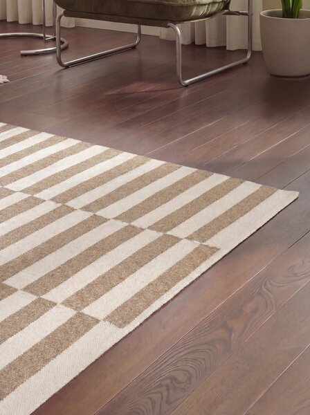 Hanse Home, Kusový koberec Vika 106469 Beige White, 80x150, béžová, ložnice