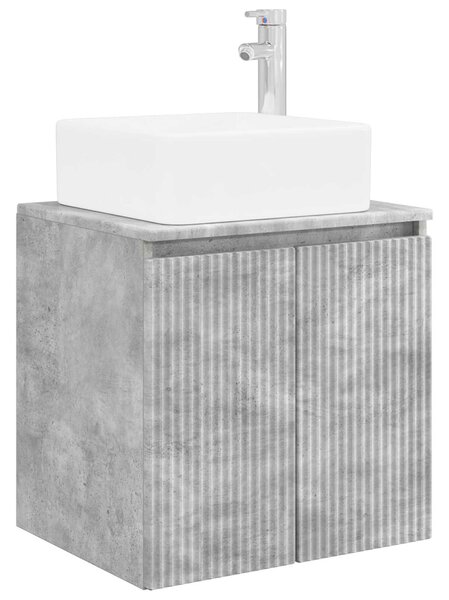Sada koupelnových skříněk 3 ks Betonově šedá 49,5 x 41 x 63 cm 3405640