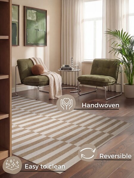 Hanse Home, Kusový koberec Vika 106469 Beige White, 80x150, béžová, ložnice