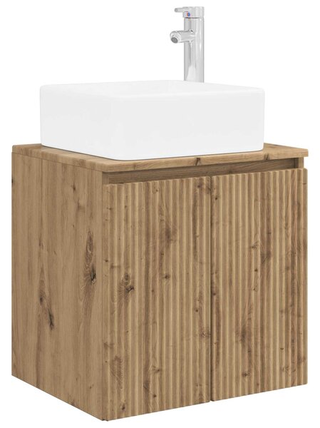 Sada koupelnových skříněk 4 ks Dub artisan Kompozitní dřevo 3406390