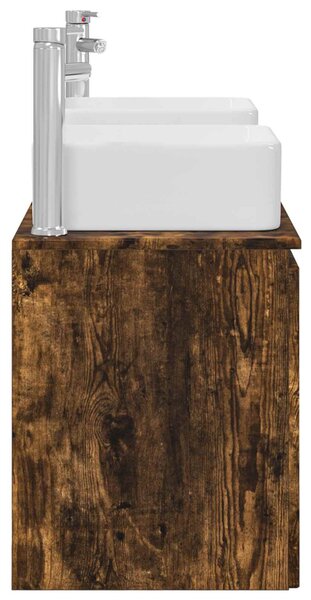 Sada koupelnových skříněk 3 ks Kouřový dub 53 x 35 x 63 cm 3405662