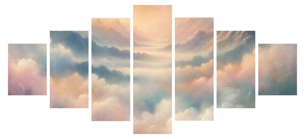 Obraz - Oblaka (210x100 cm)