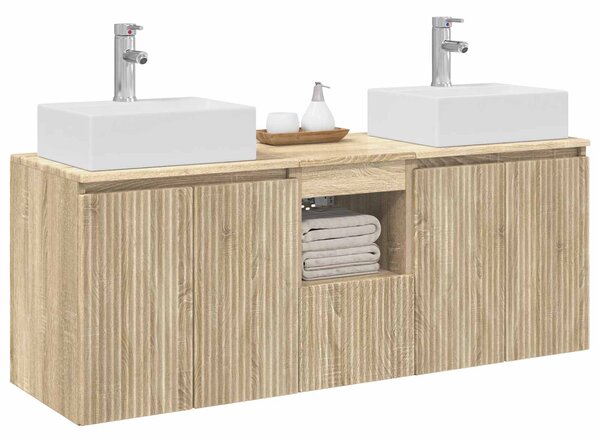 Sada koupelnových skříněk 3 ks Dub sonoma 49,5 x 41 x 62,5 cm 3405649