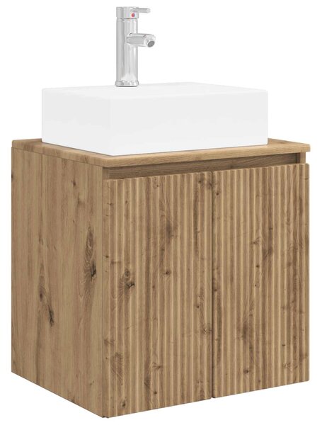 Sada koupelnových skříněk 5 ks Dub artisan Kompozitní dřevo 3406398