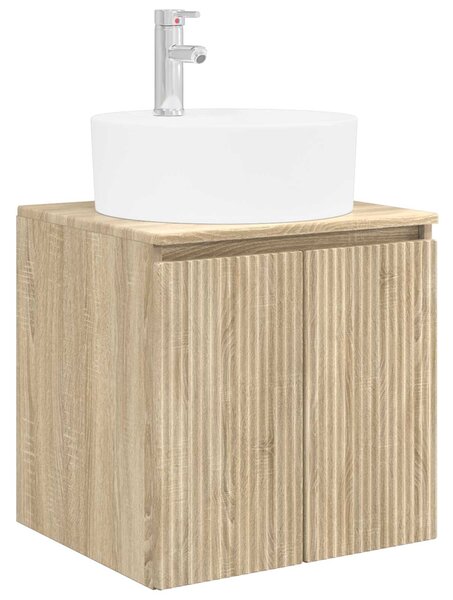 Sada koupelnových skříněk 4 ks Dub sonoma Kompozitní dřevo 3406465