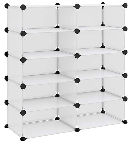 Botník průhledný 84 x 32 x 88,5 cm PP 340567