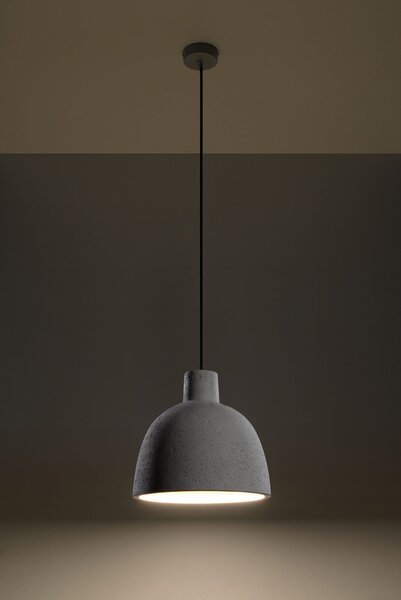 Sollux Lighting Damaso závěsné svítidlo 1x60 W šedá/popelavá SL.0281