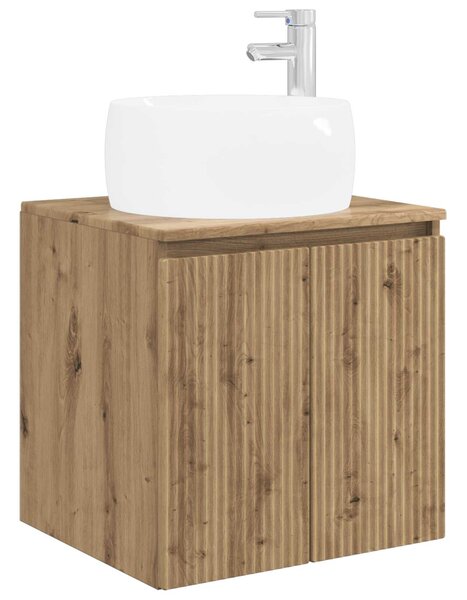 Sada koupelnových skříněk 4 ks Dub artisan Kompozitní dřevo 3406550