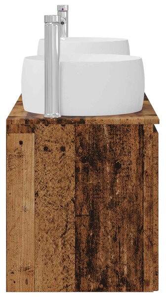 Sada koupelnových skříněk 3 ks Staré dřevo 49,5 x 44,5 x 66 cm 3405715
