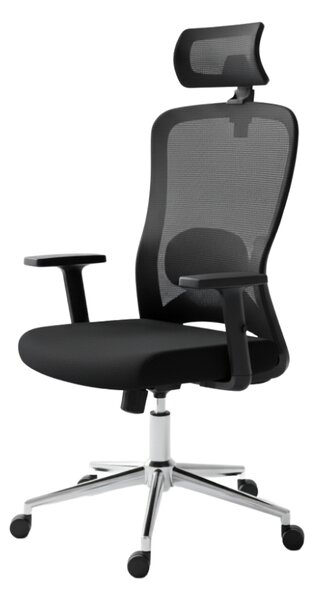 Kancelářská ergonomická židle Neoseat ZENA — černá, nosnost 150 kg