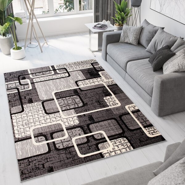 Makro Abra Kusový koberec CHEAP K859A tmavě šedý Rozměr: 160x220 cm
