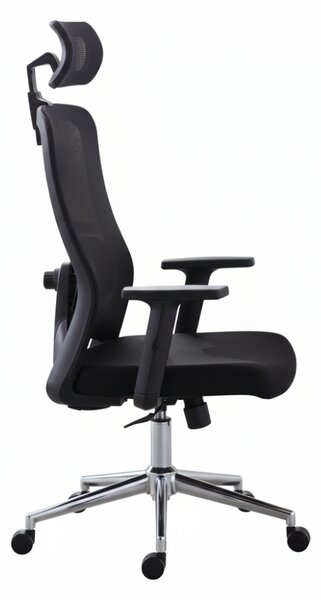 Kancelářská ergonomická židle Neoseat ZENA — černá, nosnost 150 kg