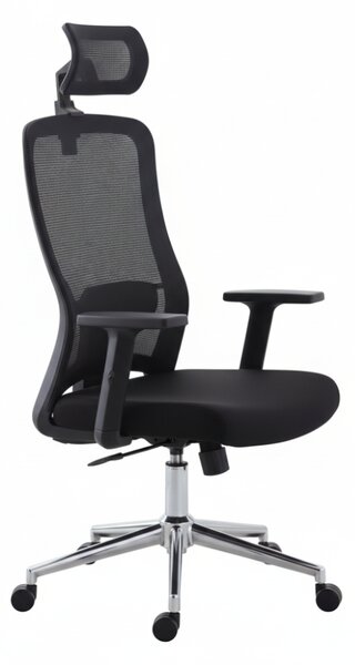 Kancelářská ergonomická židle Neoseat ZENA — černá, nosnost 150 kg