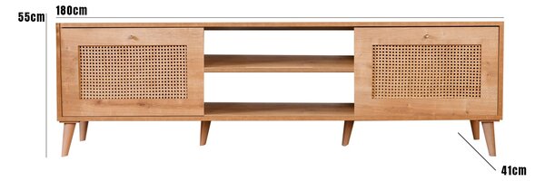 TV stolek/skříňka Herbert 180 (Dub). Akce -12%