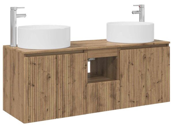 Sada koupelnových skříněk 3 ks Dub artisan 3405746