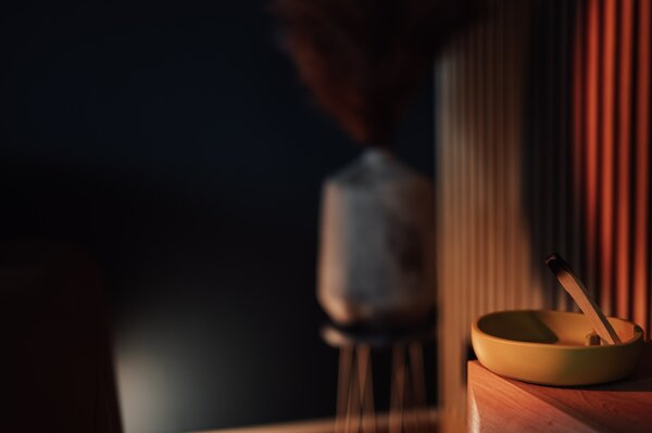 VOJA HOME Vykuřovací miska pro palo santo a vonné tyčinky Barva: Černá