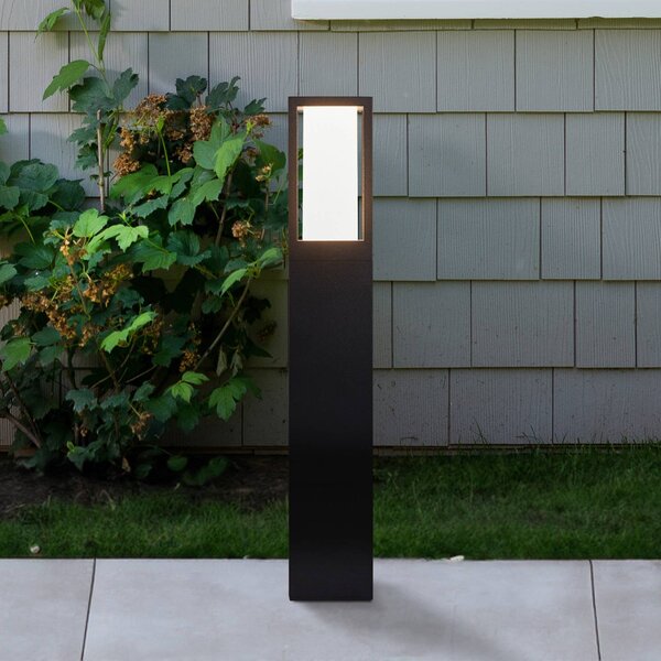 Searchlight Stojací lampa Avenue, černá, výška 45 cm, kov, Černá, Hliník, Moderní